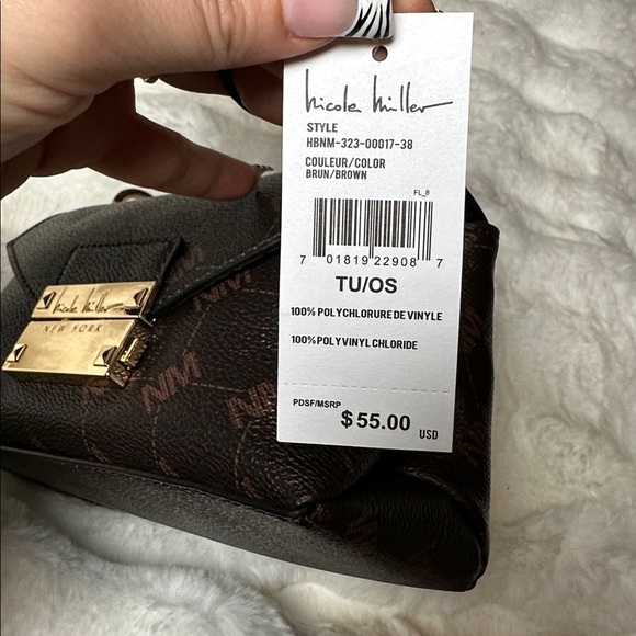 Nichole Miller Mini Bag with Gold Accents - Picture 7 of 7